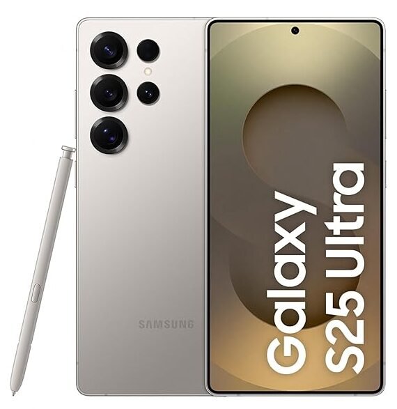 Samsung Galaxy S25 Ultra 5G Mobile with Galaxy AI (Titanium Gray, 12GB RAM, 512GB Storage),Titanium Frame,Ultra Gaming with Snapdragon 8 Elite,200MP Camera with ProVisual Engine,5000mAh Battery